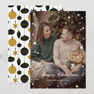 Instant Vintage Photo Christmas Holiday Card
