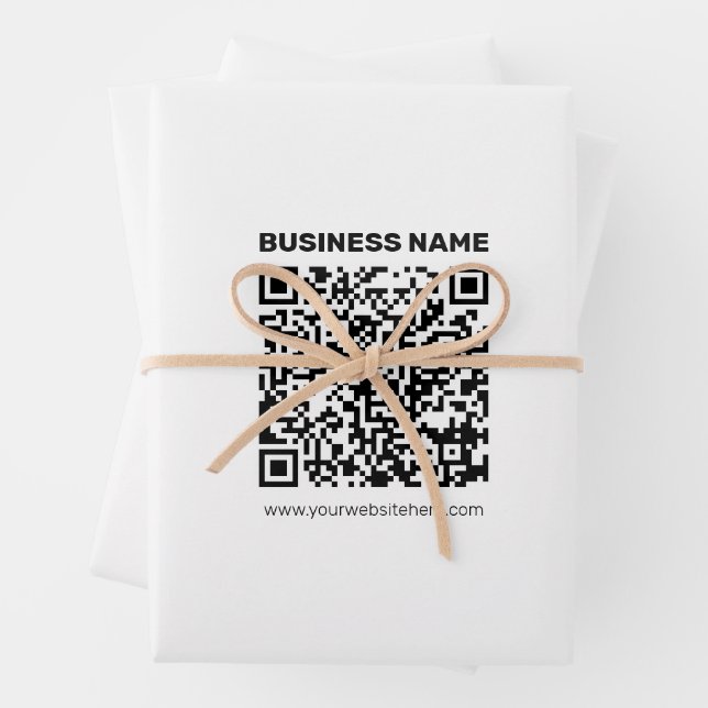 Instantly Create a QR code for Any Website Address Wrapping Paper Sheet (In situ)