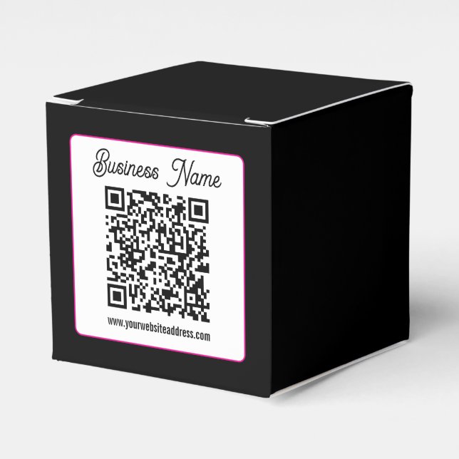 Instantly Create a Scannable QR code for Business Favour Box (Front Side)