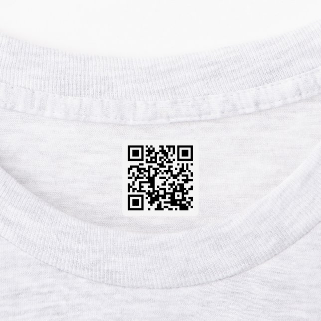 Instantly Create QR Code | Waterproof Clothing (Affixed)