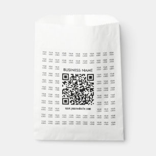 Instantly Create Scannable QR code & Logo Pattern Favour Bags