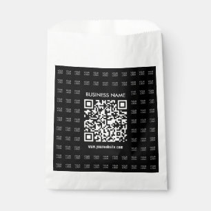 Instantly Create Scannable QR code & Logo Pattern Favour Bags