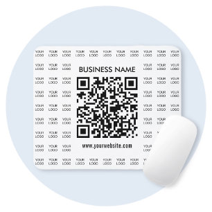 Instantly Create Scannable QR code & Logo Pattern Mouse Mat