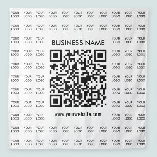 Instantly Create Scannable QR code & Logo Pattern Tapestry