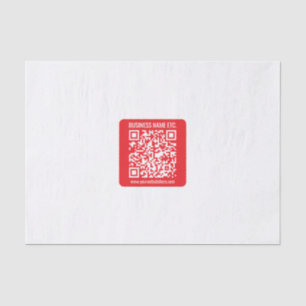 Instantly Create Your Own QR Code   Editable Red Tissue Paper