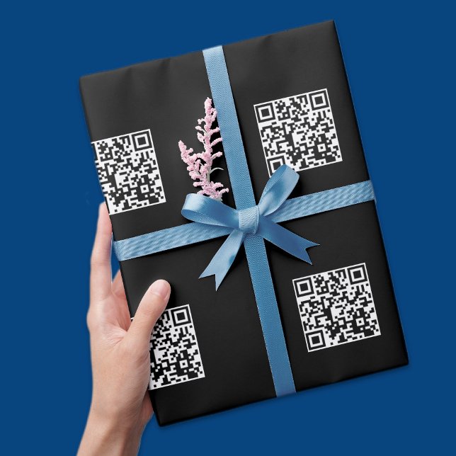 Instantly Create Your Own QR Code w/Tiled Pattern Wrapping Paper (Creator Uploaded)