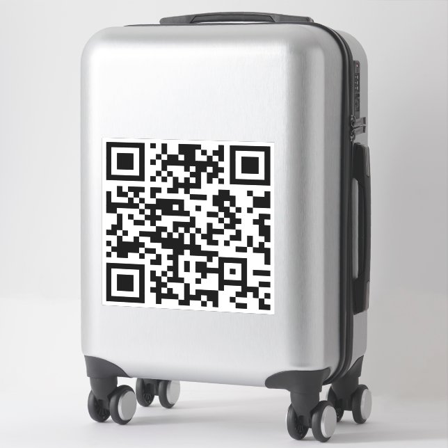 Instantly Created QR Code (by entering your URL) (Suitcase)