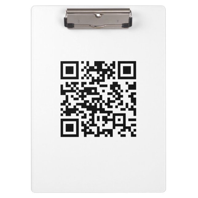 Instantly Created QR Code (by entering your URL) Clipboard (Front)