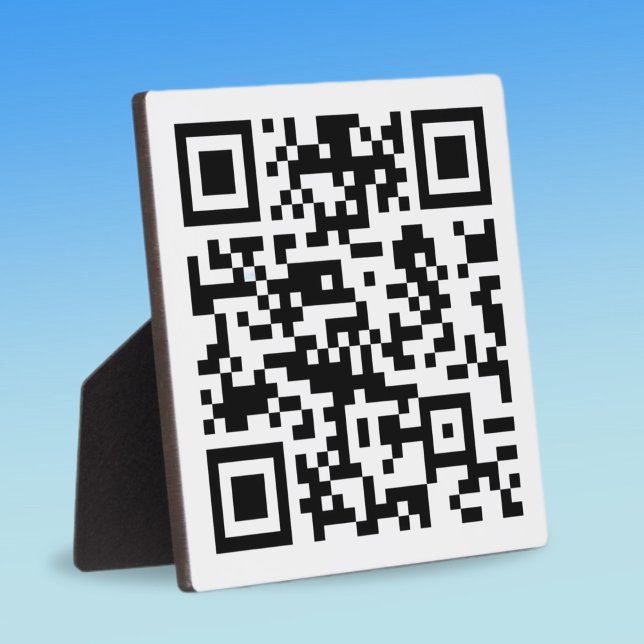 Instantly Created QR Code (by entering your URL) Plaque (Creator Uploaded)