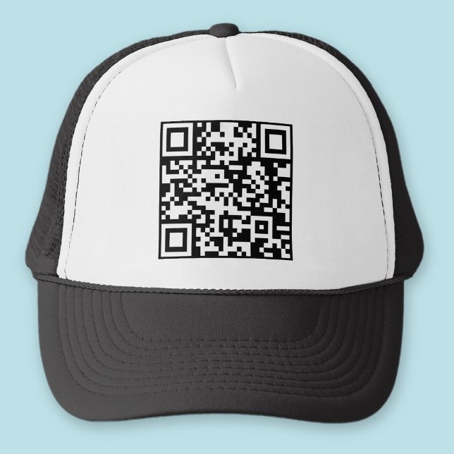 Instantly Created QR Code (by entering your URL) Trucker Hat (Creator Uploaded)