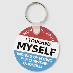 ...Instead Of Voting For Christine O'Donnell Key Ring