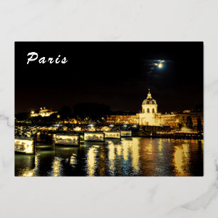 Institut de France and Pont des Arts - Paris Foil Holiday Card