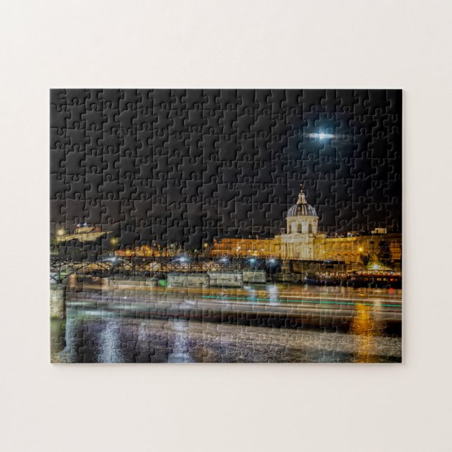Institut de France and Pont des Arts - Paris Jigsaw Puzzle (Horizontal)