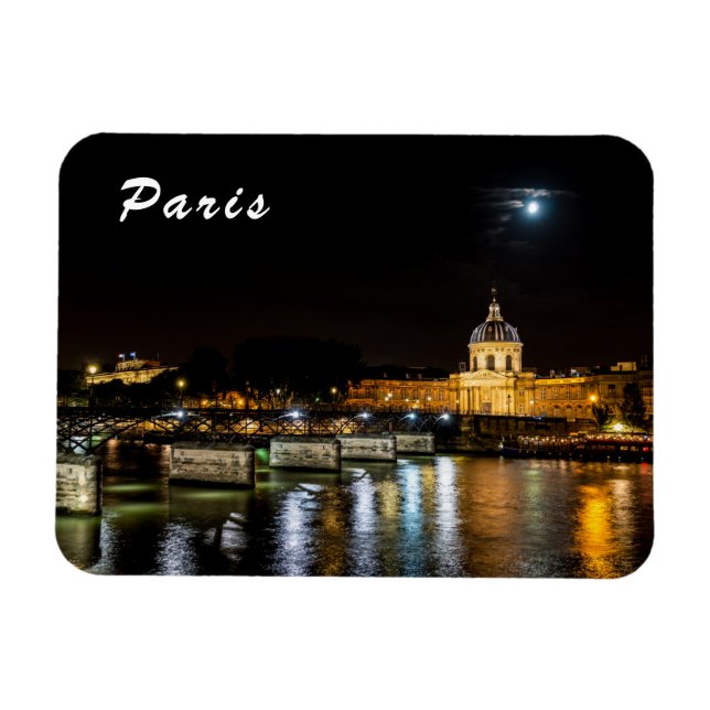 Institut de France and Pont des Arts - Paris Magnet (Horizontal)