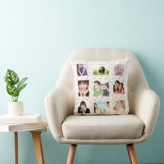 Instragram Modern Stylised Arrows Your Photos Cushion