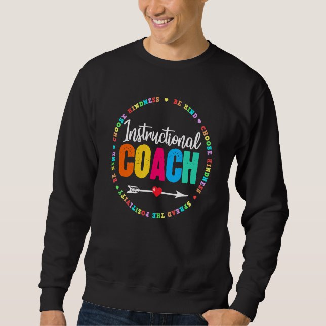 Instructional Coach Crew Back To School Matching G Sweatshirt (Front)