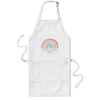 Instructional Coach: Rainbow of Learning Long Apron
