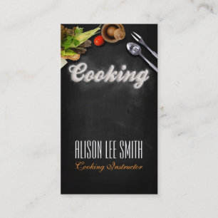 Instructional Cooking/Chef Business Card