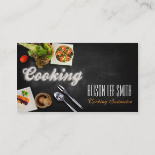 Instructional Cooking/Chef Business Card