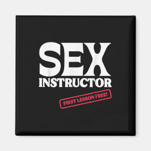 Instructor First Lesson Free! Bachelorette Party Magnet