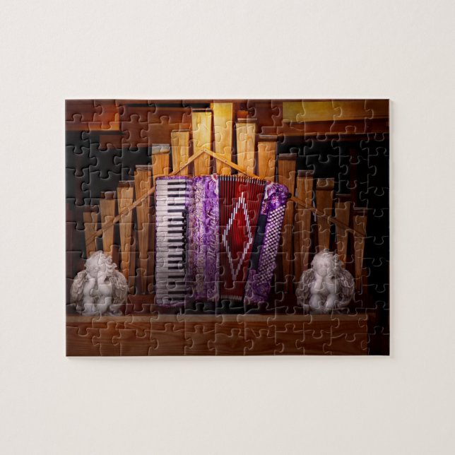Instrument - Accordian - The accordian organ Jigsaw Puzzle (Horizontal)