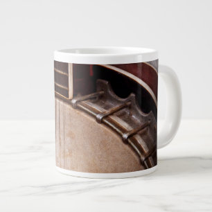 Instrument - String - A typical banjo Large Coffee Mug
