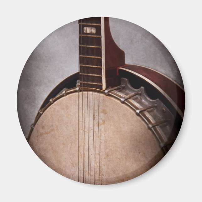 Instrument - String - A typical banjo Magnet (Front)