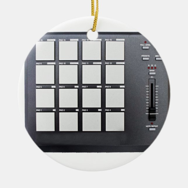 Instrumentals MPC Ceramic Tree Decoration (Front)