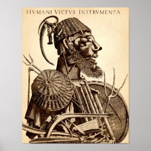 Instruments of Human Sustenance - Agriculture Poster