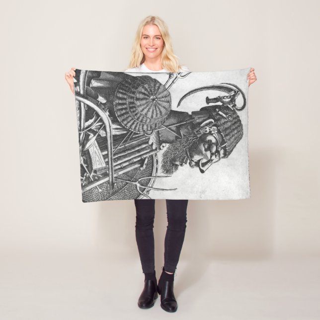 Instruments of Human Sustenance, Arcimboldo Fleece Blanket (In Situ)