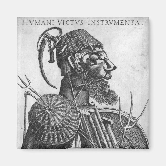 Instruments of Human Sustenance, Arcimboldo Magnet (Front)