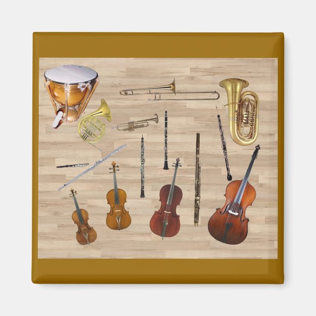 Instruments of the Orchestra Magnet (Front)