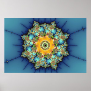 Insular - Mandelbrot Art Poster