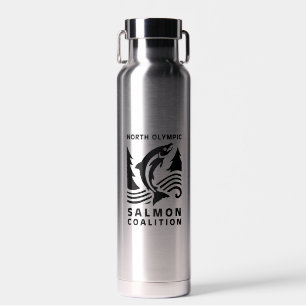 Insulated Water Bottle - Black Logo