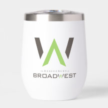 Insulated Wine Tumbler - Big Logo - Lime