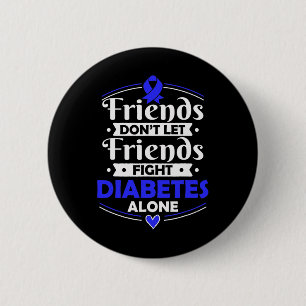 Insulin-dependant Diabetes Survivor - T1d Awarenes 6 Cm Round Badge