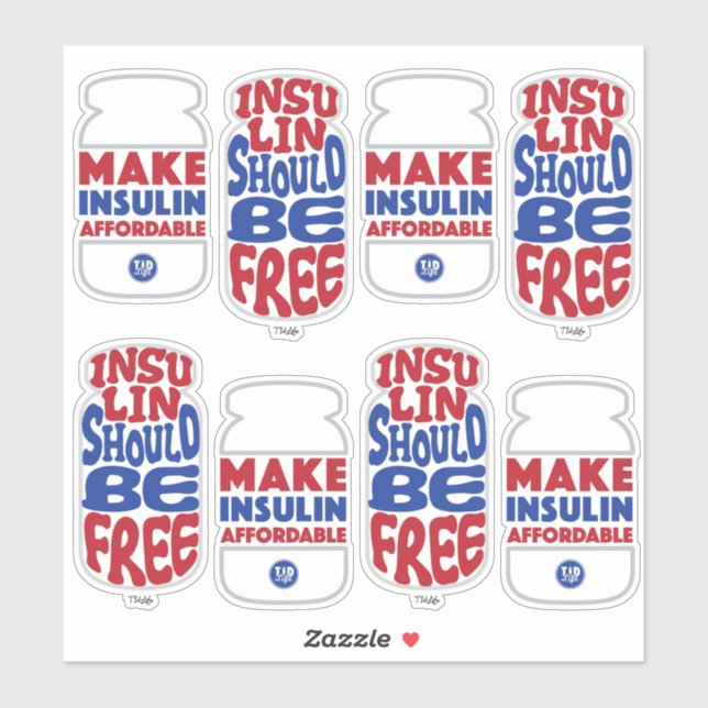 Insulin Sticker Pack (Sheet)