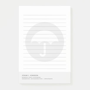Insurance + Actuary Agents   Minimal Style Post-it Notes