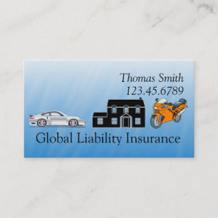 Insurance Adjuster Broker Business Cards
