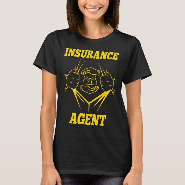 Insurance Agent Medicare Insurance Consultant Brok T-Shirt (Front)