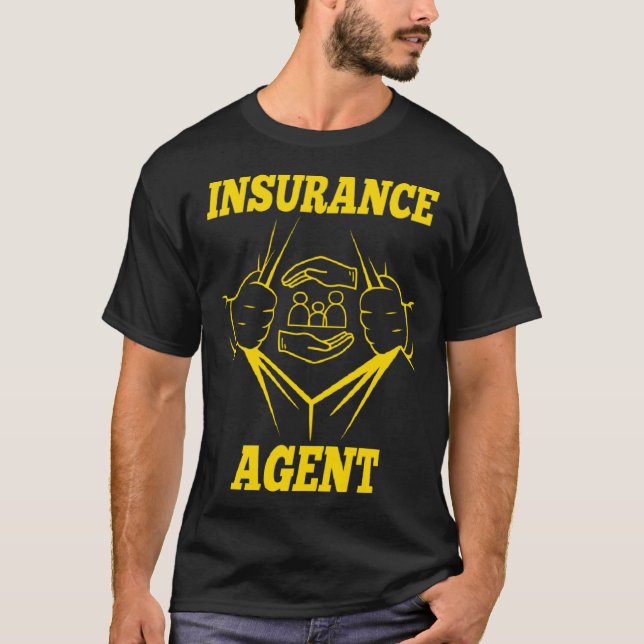 Insurance Agent Medicare Insurance Consultant Brok T-Shirt (Front)