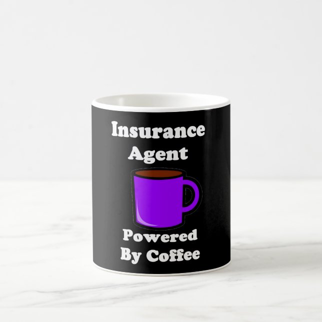 "Insurance Agent" Powered by Coffee Mug (Center)