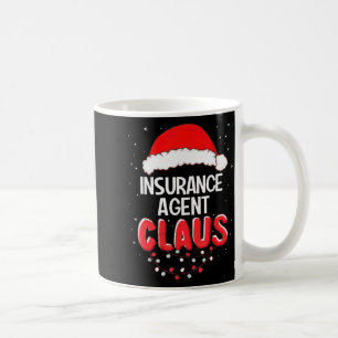 Insurance Agent Santa Claus Christmas Matching Cos Coffee Mug
