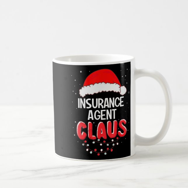 Insurance Agent Santa Claus Christmas Matching Cos Coffee Mug (Right)