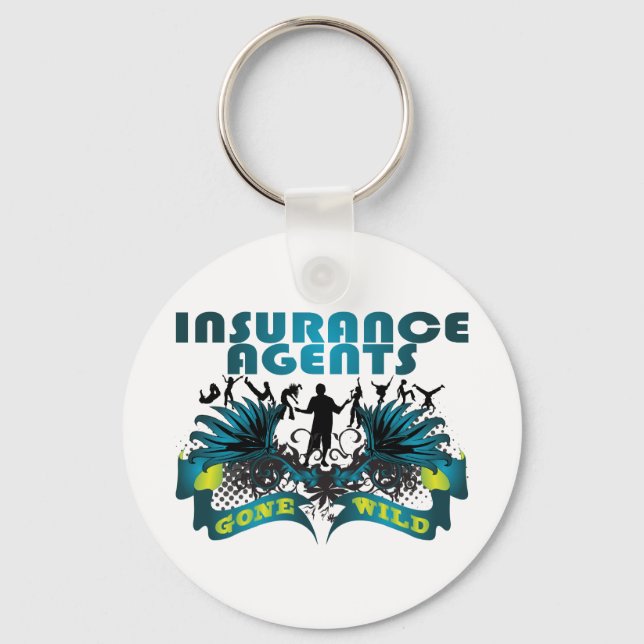 Insurance Agents Gone Wild Key Ring (Front)