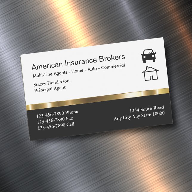 Insurance Broker Business Card Magnets (Creator Uploaded)