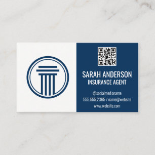Insurance / Broker   QR Scan Code Business Card