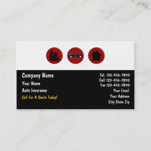 Insurance Business Cards