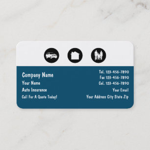 Insurance Business Cards