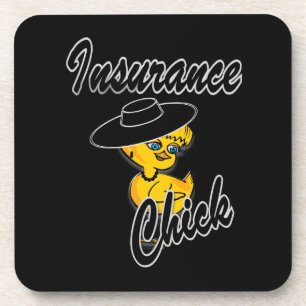 Insurance Chick #4 Coaster